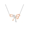 Lee Hwa Jewellery Necklaces-Diamond Lines 18K
