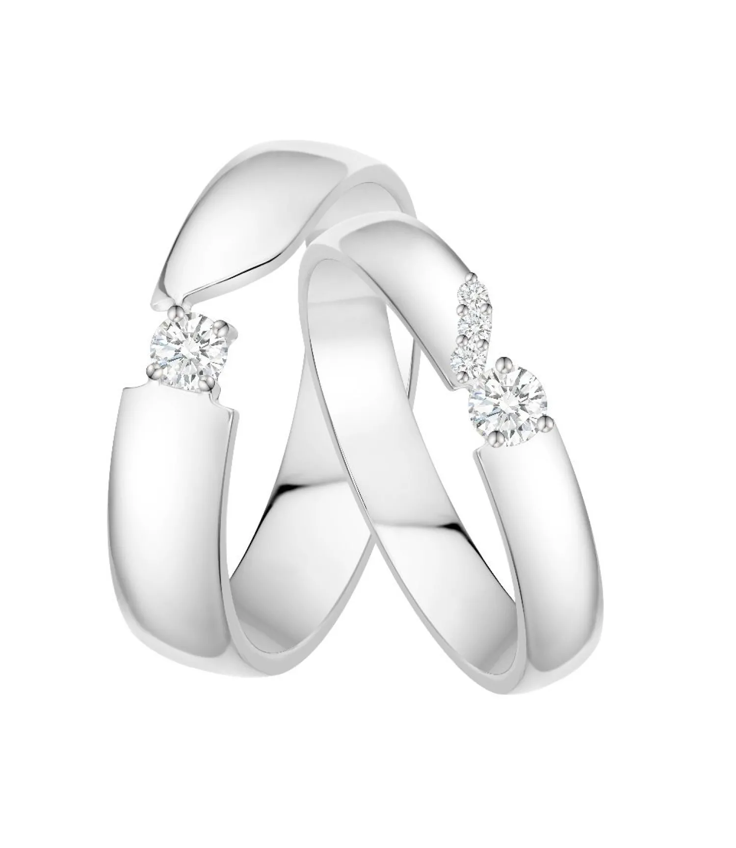 Lee Hwa Jewellery Men's Wedding Bands-FOREVERMARK