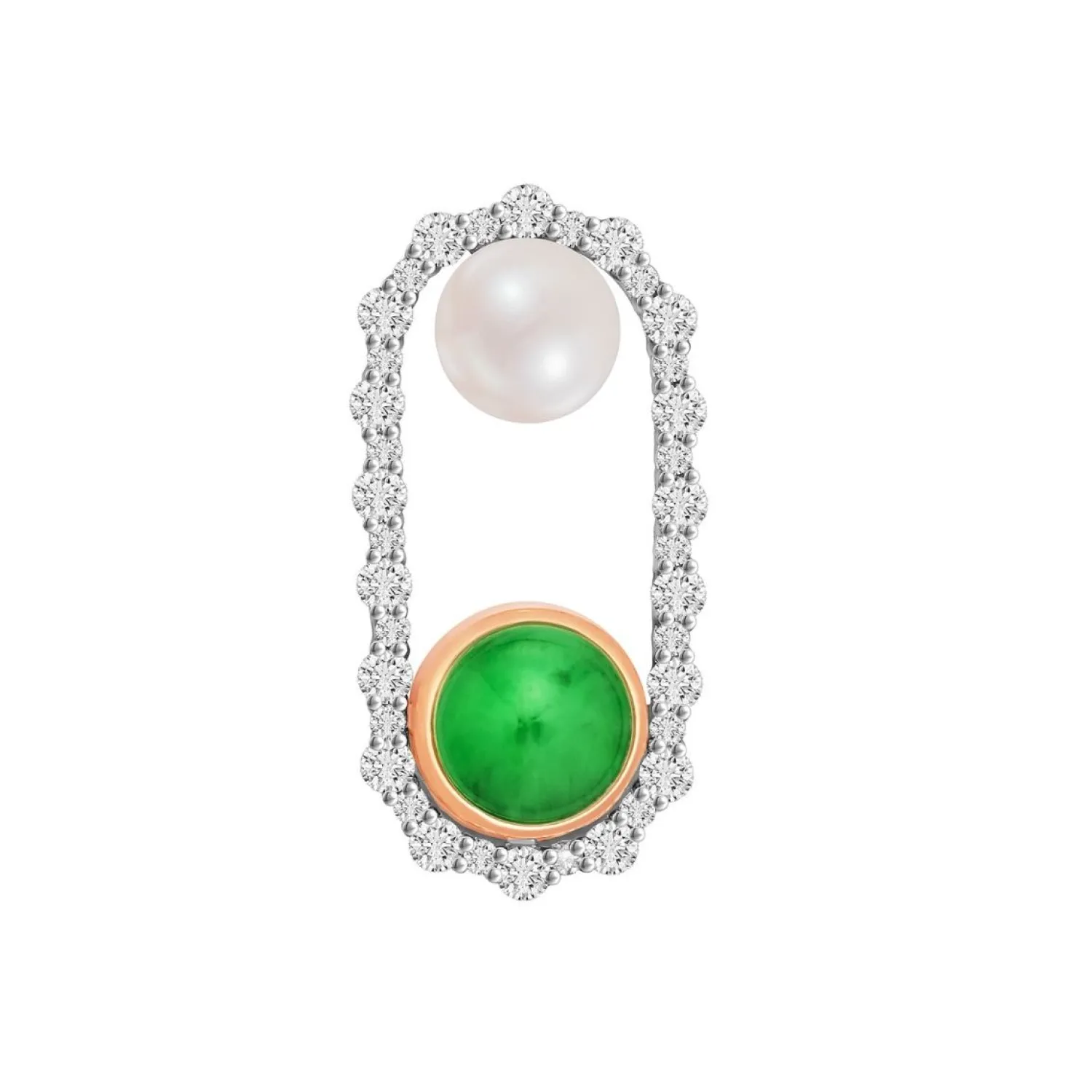 Lee Hwa Jewellery Pendants-Nouveau Jade
