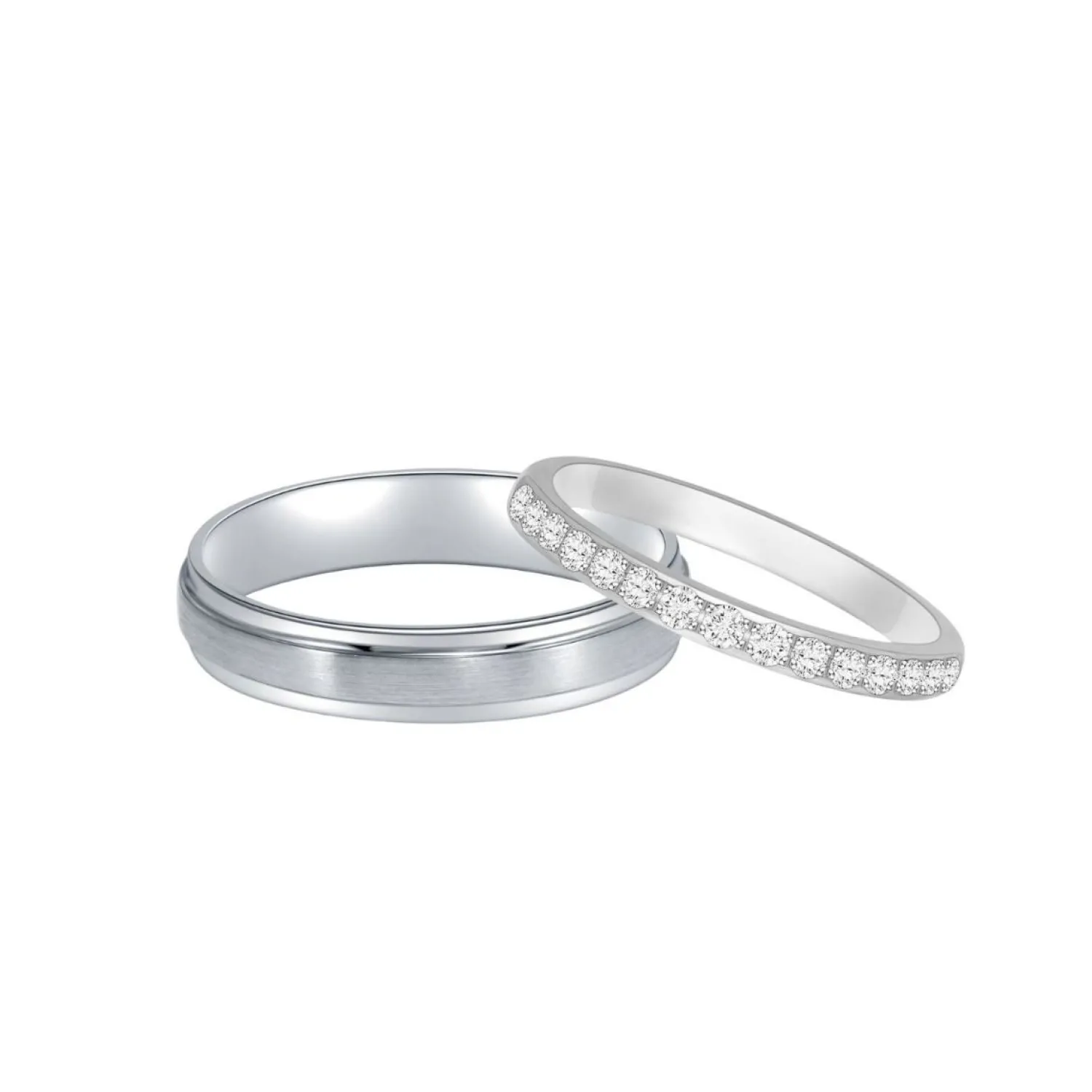 Lee Hwa Jewellery Men's Wedding Bands-Pure Love