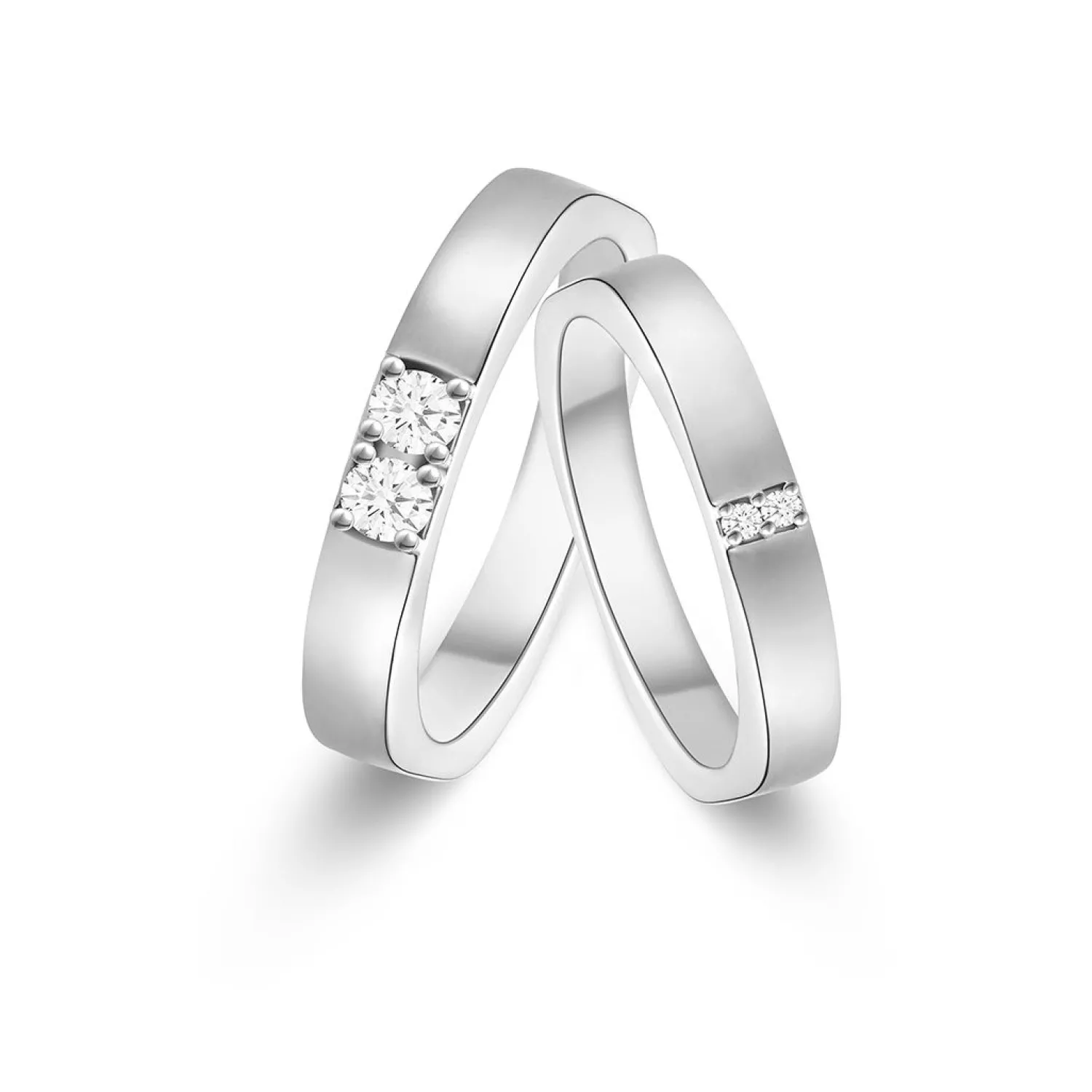 Lee Hwa Jewellery Men's Wedding Bands-PURE LOVE