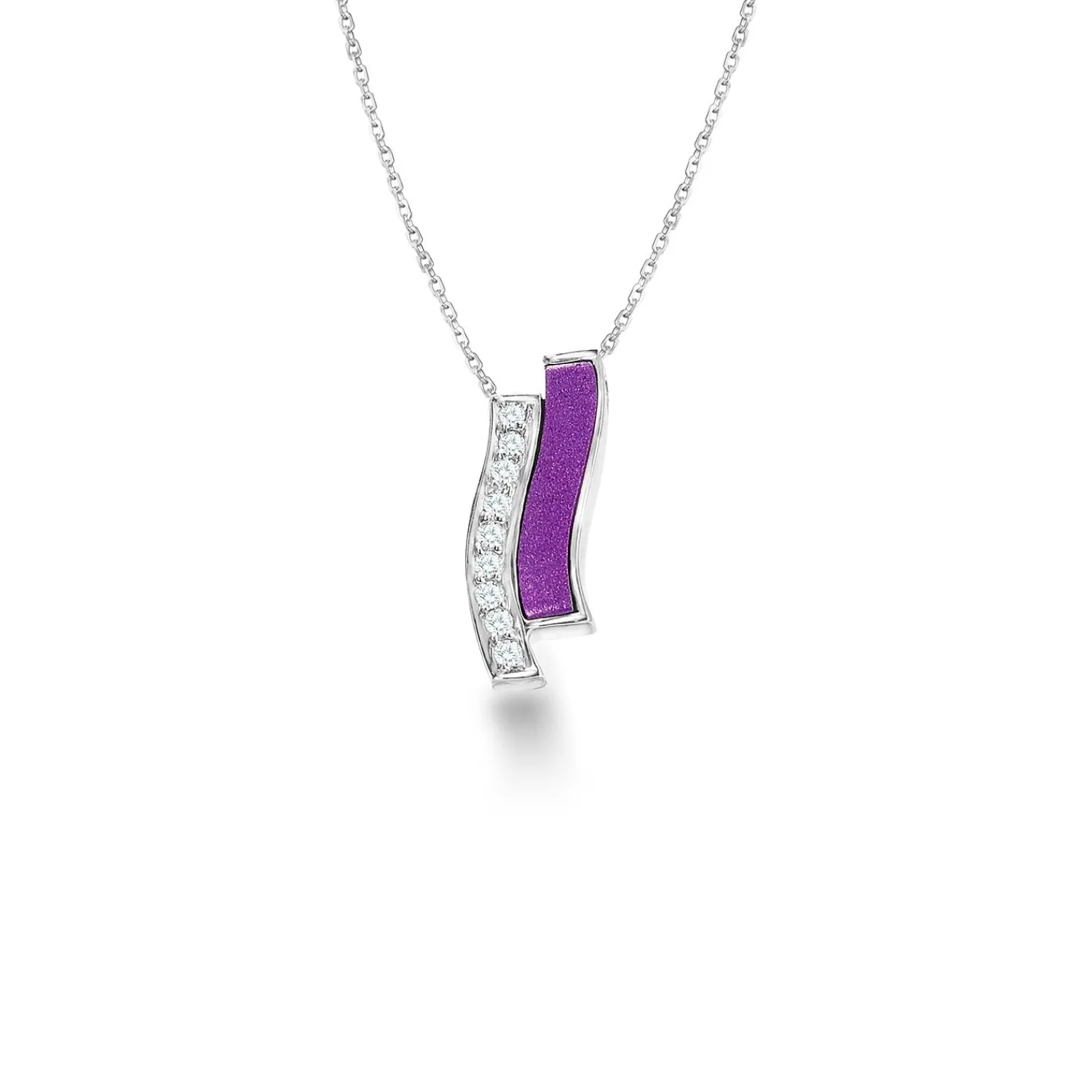 Lee Hwa Jewellery Pendants-PURPLE GOLD