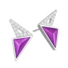 Lee Hwa Jewellery Earrings-PURPLE GOLD