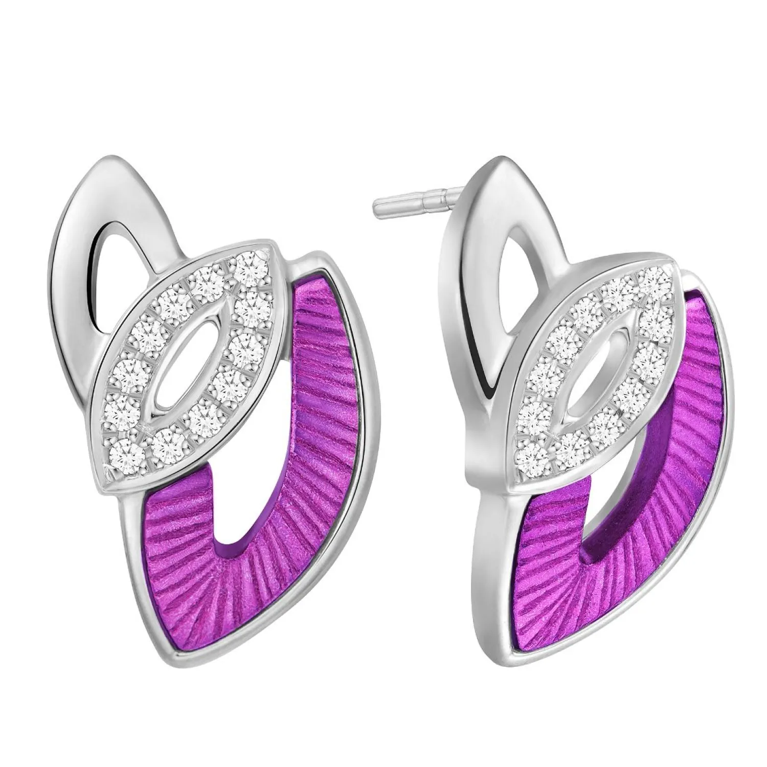 Lee Hwa Jewellery Earrings-PURPLE GOLD