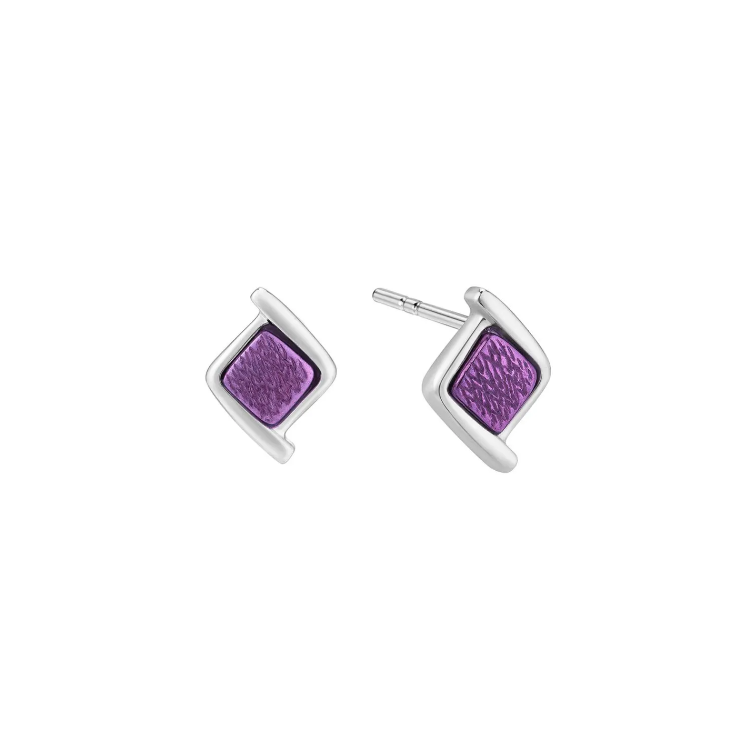 Lee Hwa Jewellery Earrings-PURPLE GOLD