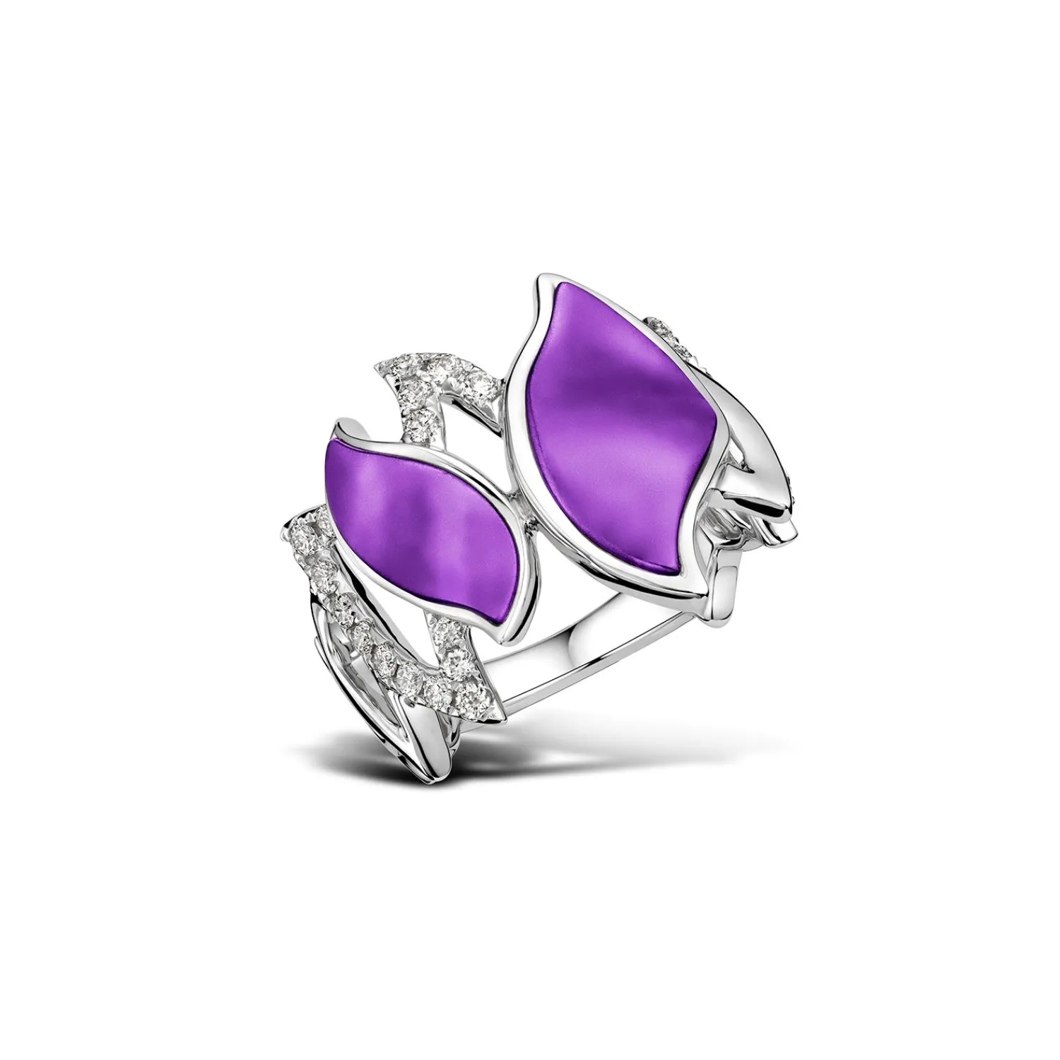 Lee Hwa Jewellery Rings-PURPLE GOLD