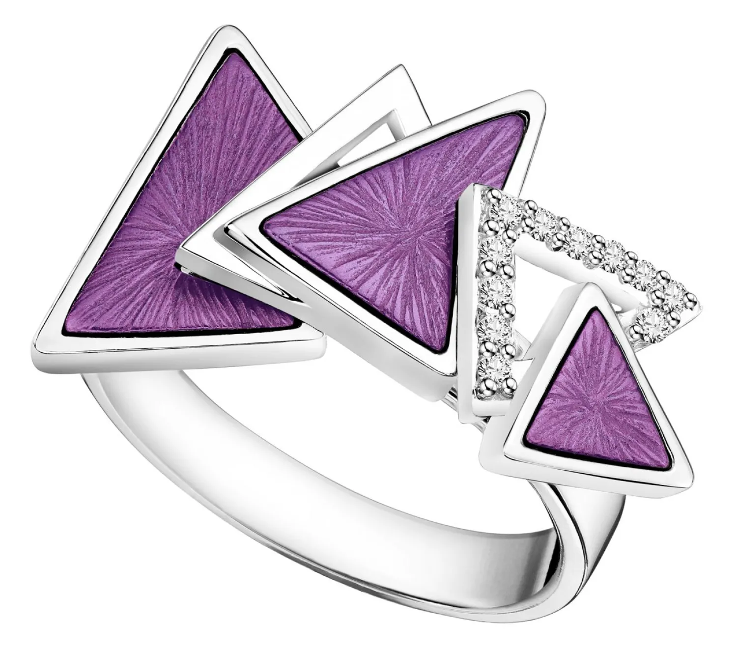 Lee Hwa Jewellery Rings-PURPLE GOLD