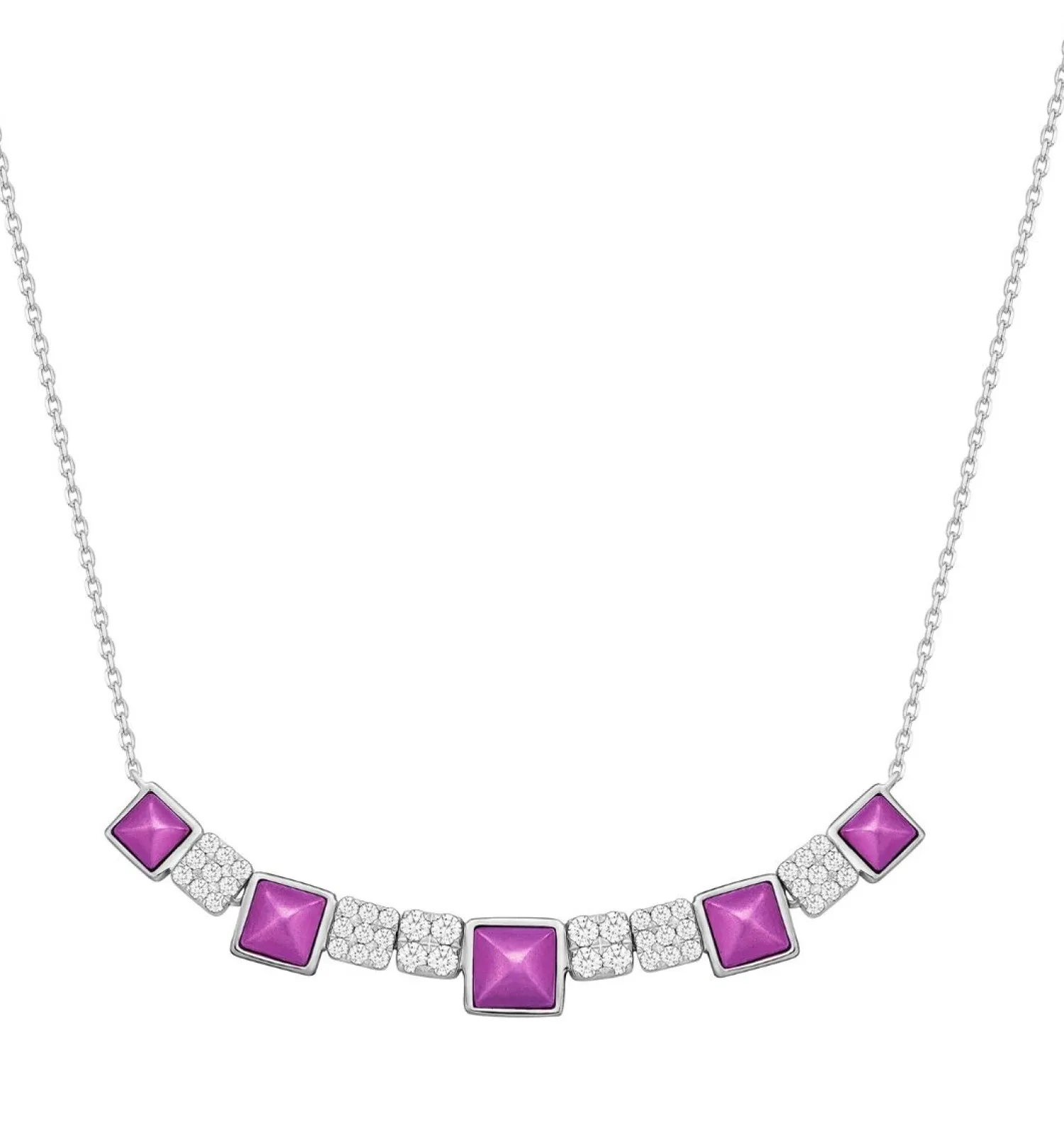 Lee Hwa Jewellery Necklaces-PURPLE GOLD