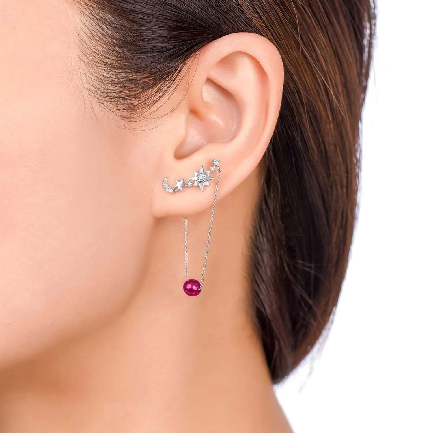Lee Hwa Jewellery Earrings-PURPLE GOLD