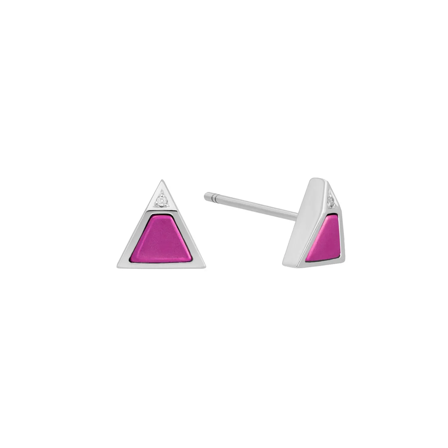Lee Hwa Jewellery Earrings-PURPLE GOLD