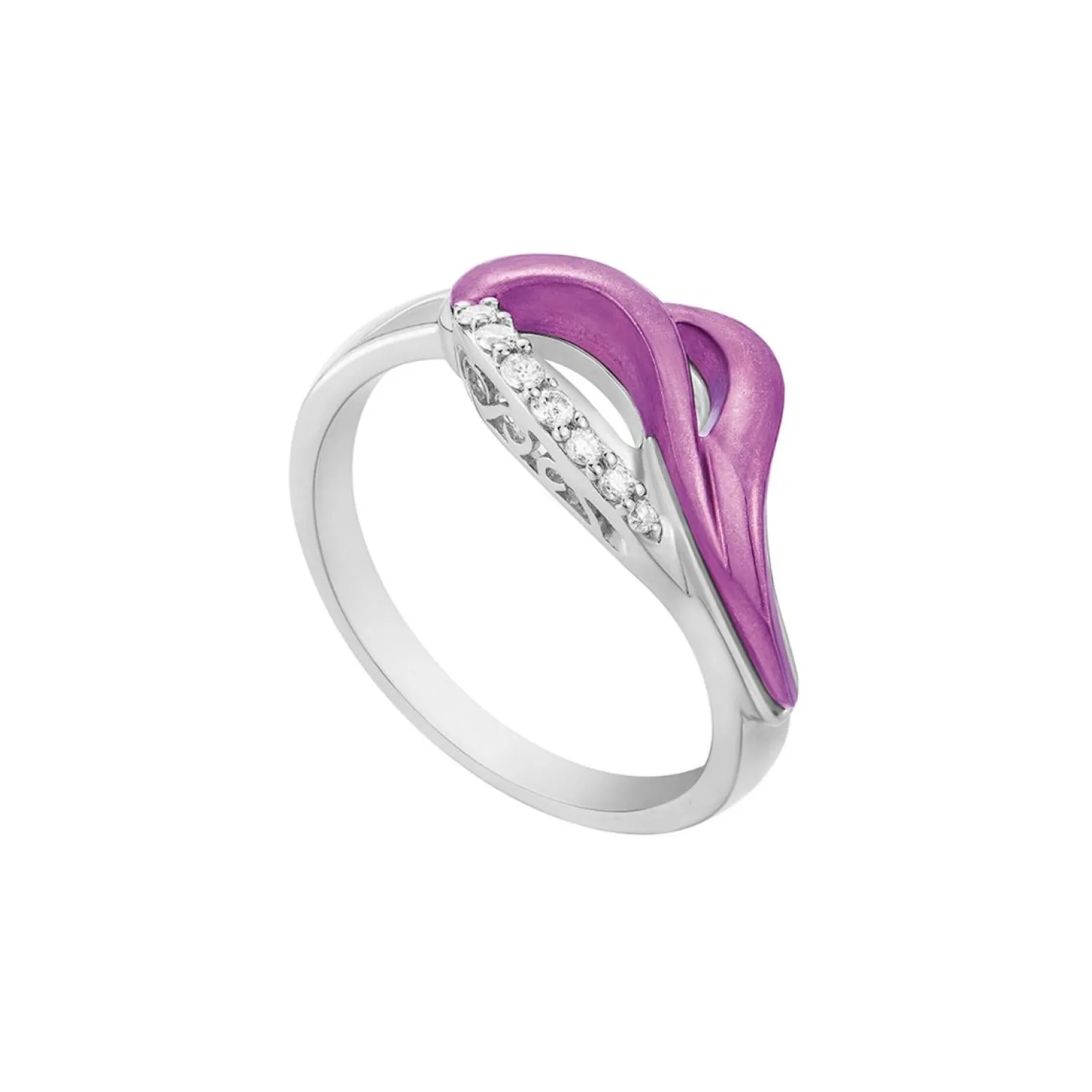 Lee Hwa Jewellery Rings-PURPLE GOLD