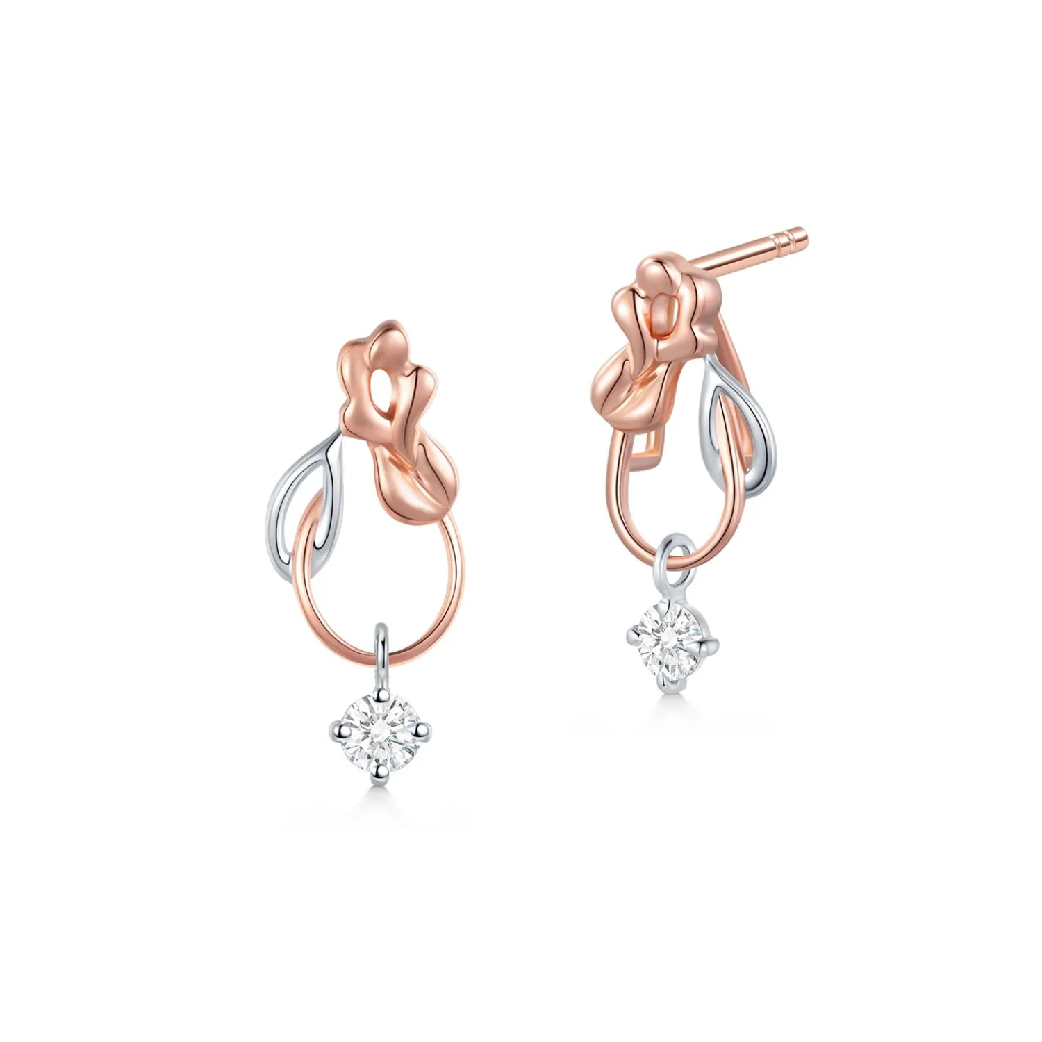 Lee Hwa Jewellery Earrings-TWINKLE & SWING STAR