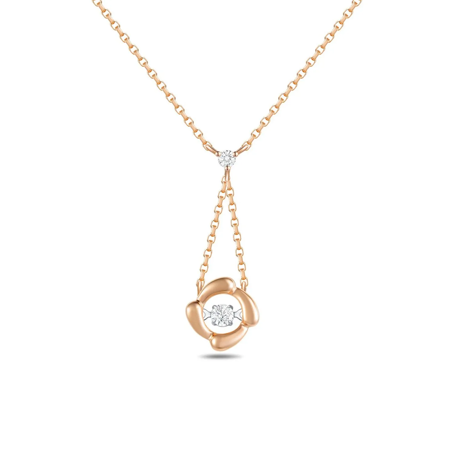 Lee Hwa Jewellery Necklaces-TWINKLE & SWING STAR