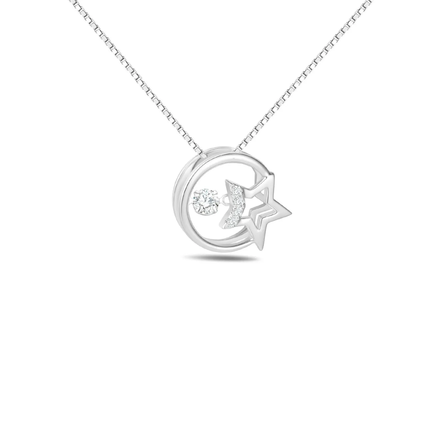 Lee Hwa Jewellery Pendants-TWINKLE & SWING STAR